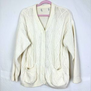Button up Heavy Knit Sweater